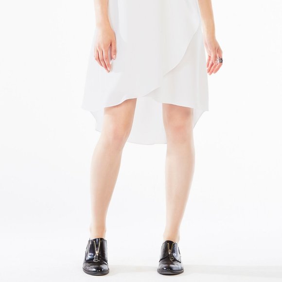 BCBGMaxAzria Perri Drape Ruffle Dress - Picture 9 of 9